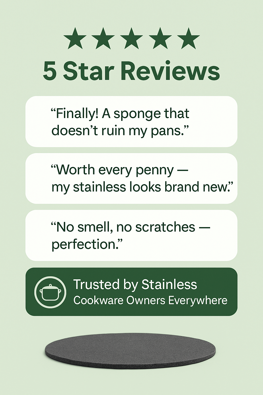 Steeli Sponge for Stainless Steel