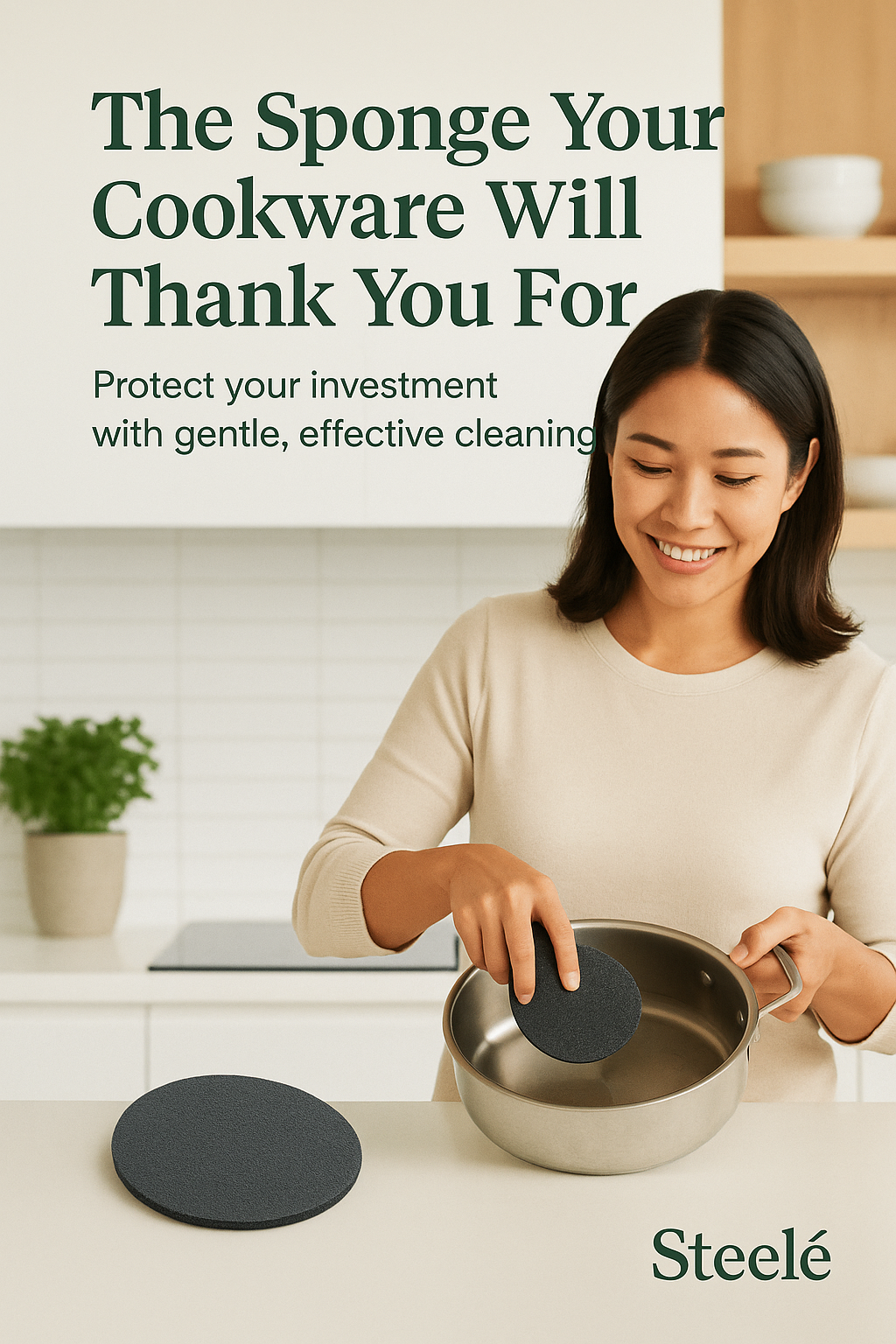 Steeli Sponge for Stainless Steel